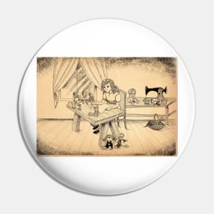 Tammy The Little Doll Girl Pin