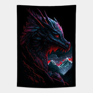 Dragon in the Mountain Tapestry