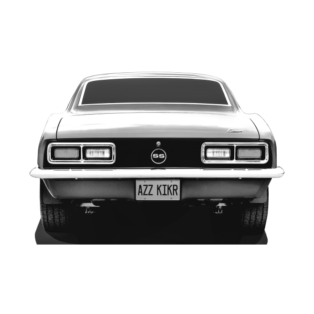 Azz Kicker 1968 Camaro SS BW by Burtney