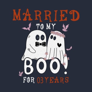 Funny 3th Wedding Anniversary October 3th Anniversary T-Shirt