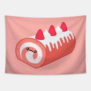 Strawberry Cake Roll Tapestry