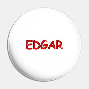Edgar name. Personalized gift for birthday your friend. Pin