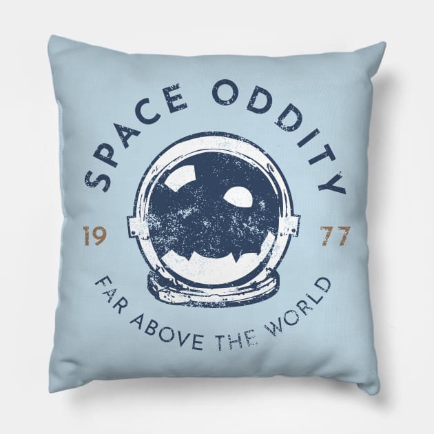 Space Oddity Rock Pillow by TKsuited