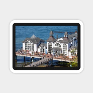 Pier, Sellin, Ruegen, Ruegen Island, Mecklenburg-Western Pomerania, Germany Magnet