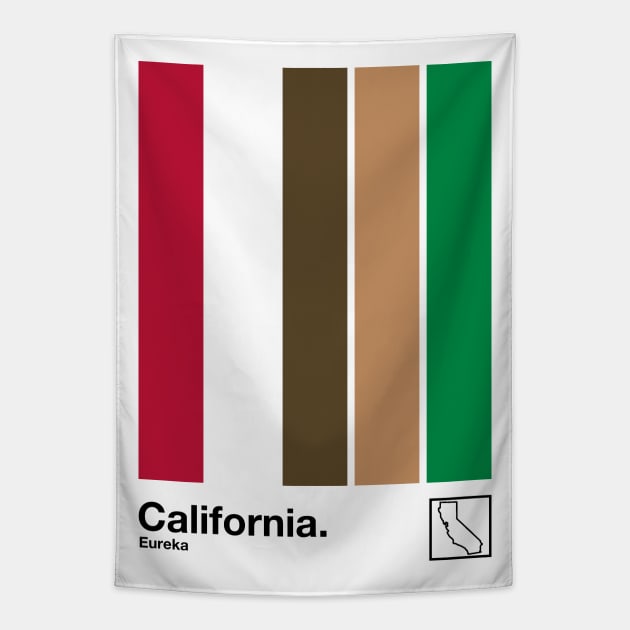 California  // Original Minimalist Artwork Poster Design Tapestry by DankFutura