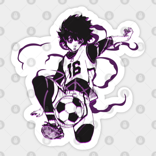 Blue Lock - Meguru Bachira - Football - Sticker