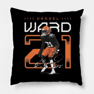 Denzel Ward Cleveland Number Pillow