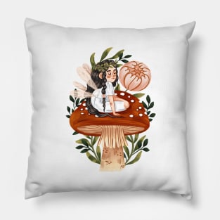 Mushroom Fairy Pillow