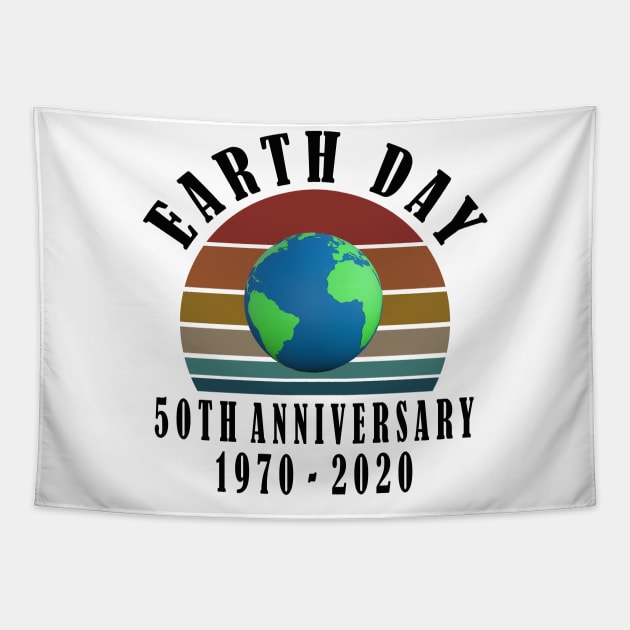 earth day 50th anniversary 2020 Tapestry by Elegance14