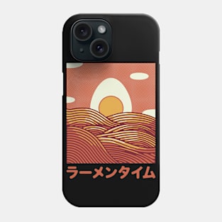 Minimalist Sunset Noodles by Tobe Fonseca Phone Case