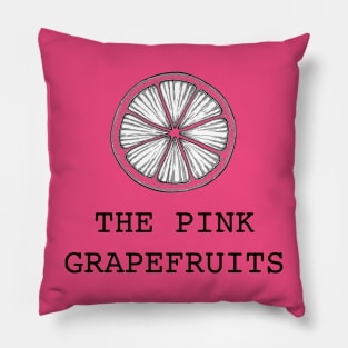 Pink Grapefruits Breakfast Crew Front and back Pillow