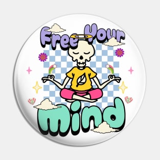 Yoga Free your mind Pin