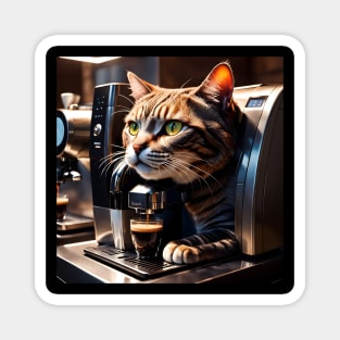 Purr-Espresso Deluxe Magnet