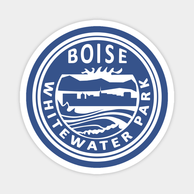 Boise Whitewater Park Logo Tee Magnet by The North End (unofficial)