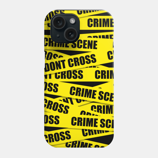 Dont Cross Crime Scene Tape Phone Case by gastaocared