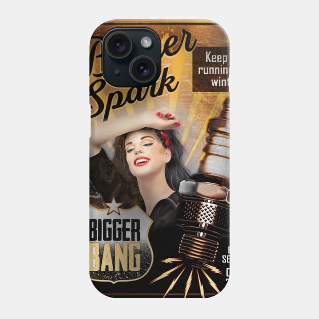 Vintage Spark Phone Case by hardtbonez