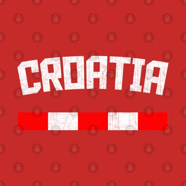 Hrvatska / Croatian Vintage Style Design by DankFutura