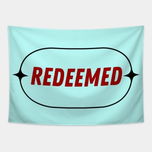 Redeemed | Christian Typography Tapestry