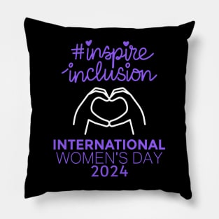 Count Her Inspire Inclusion Women's International Day 2024 Pillow