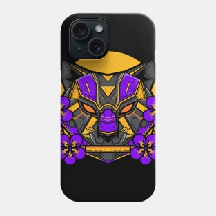 Mecha Violet Cat Phone Case