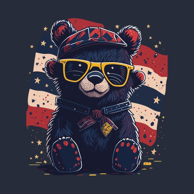 Patriotic Bear by By_Russso