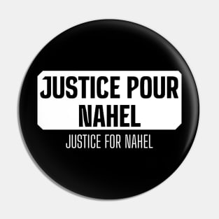 Justice pour nahel - Justice for nahel Pin