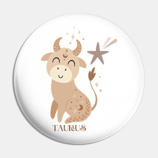 TAURUS ZODIAC KID Pin