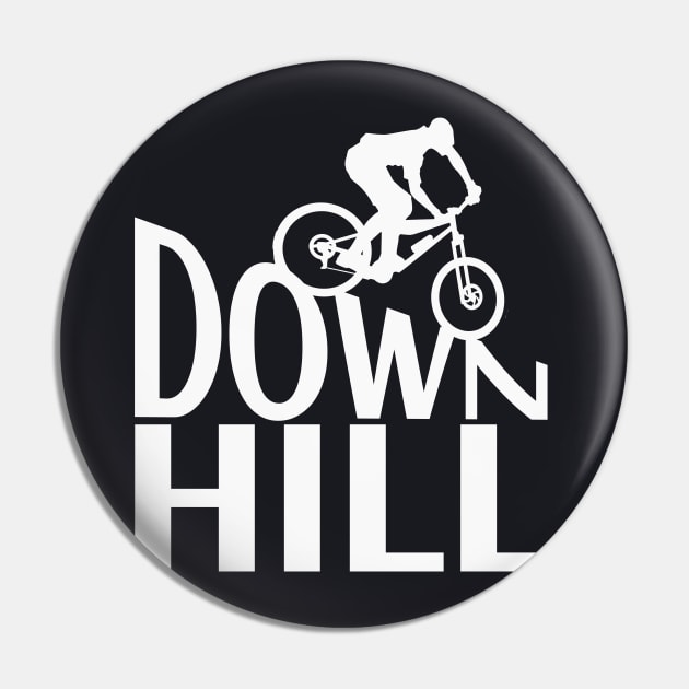 Downhill Mountainbike MTB Bike Pin by Foxxy Merch