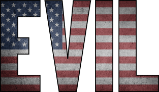 UNITED STATES EVIL FLAG Magnet