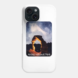 Arches National Park At Midnight Phone Case