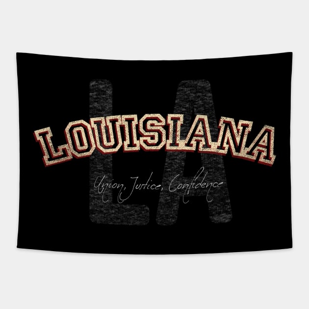 Louisiana Vintage Retro Tapestry by Hashtagified