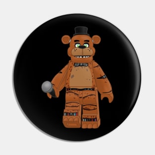 Lego Freddy Fazbear Pin