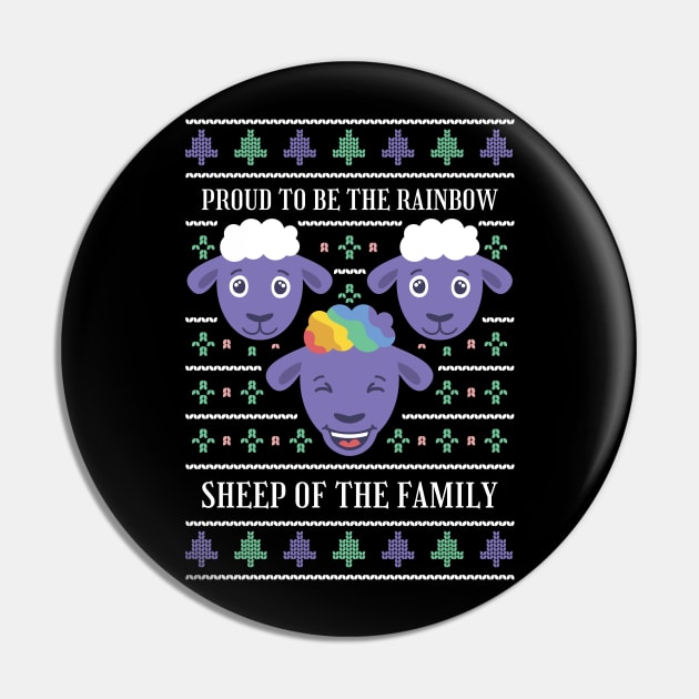 RAINBOW SHEEP Pin by madeinchorley