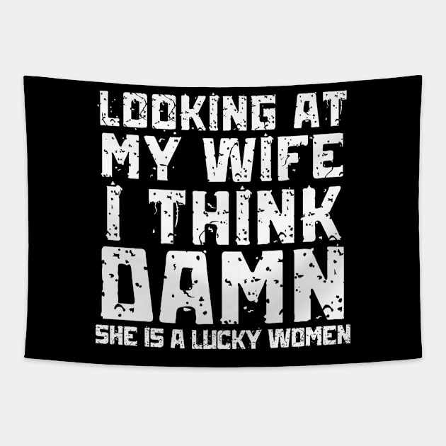 Husband-and-wife Tapestry by Funny sayings