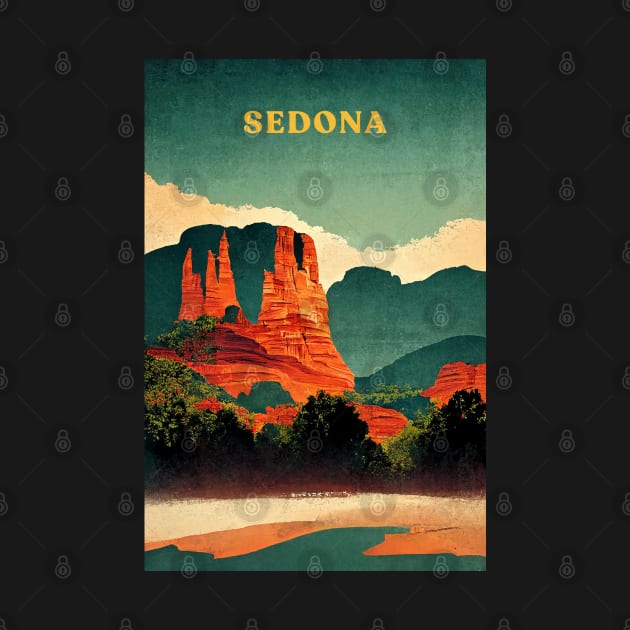 Sedona Arizona Retro by Retro Travel Design