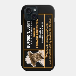 Sheriff Buford T. Justice Phone Case