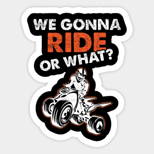 Atv Stickers Teepublic