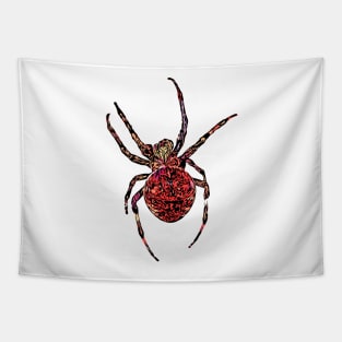 Red Spider Fierce Orb-Weaver Tapestry