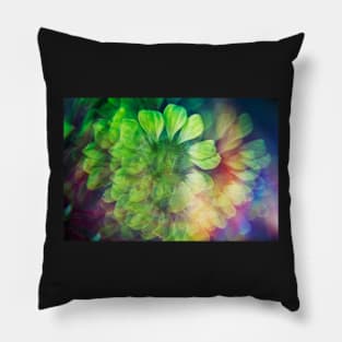 Green Echinacea no.4948 Pillow