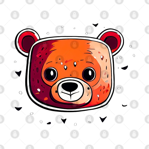 Guilty Awkward Bear by Bored Art 101