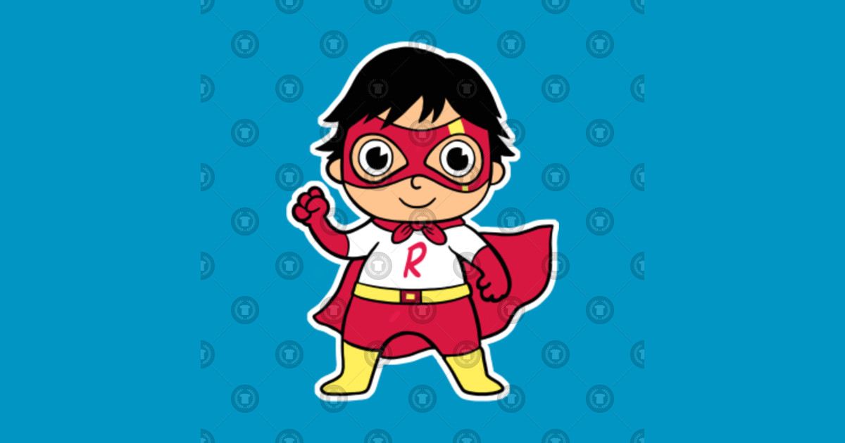 Cartoon Ryan's World Logo : How to Draw a Super Hero boy Ryan from Ryan Toys Review