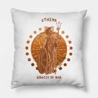 Athena goddess of wisdom and warfare Pillow