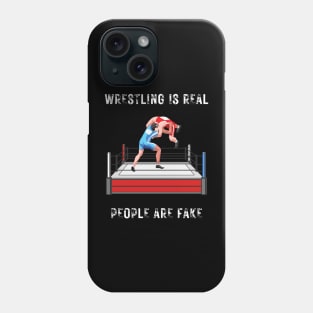 funny wrestling Phone Case