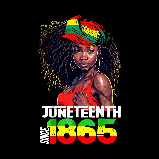 1865 Juneteenth Celebrate African American Freedom Day Women by AlmaDesigns