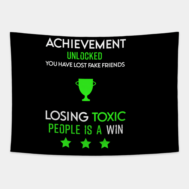 Losing toxic people is a win HCreative ver 8 Tapestry by HCreatives