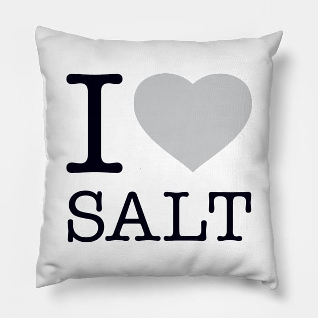 I LOVE SALT Pillow by eyesblau