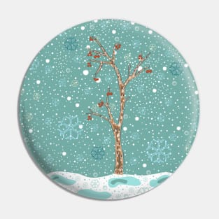 Winter Tree Pin