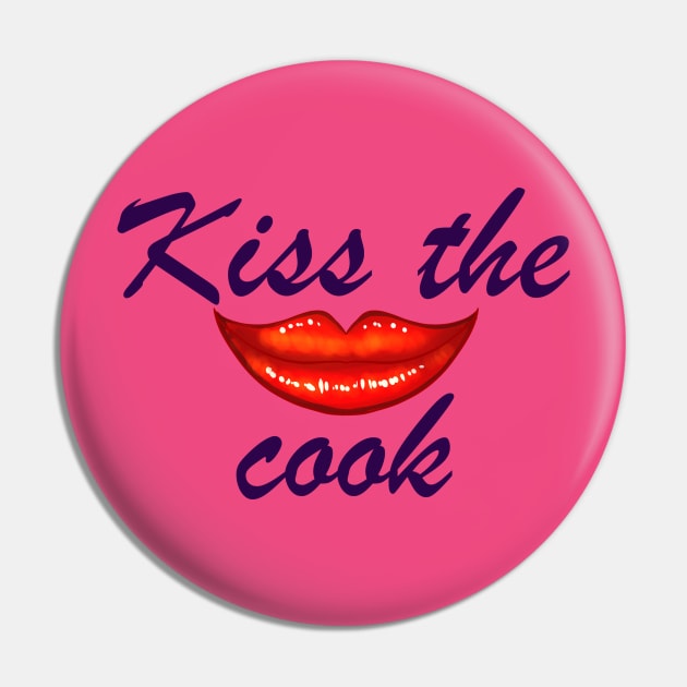 Kiss the cook Pin by cyaneworks