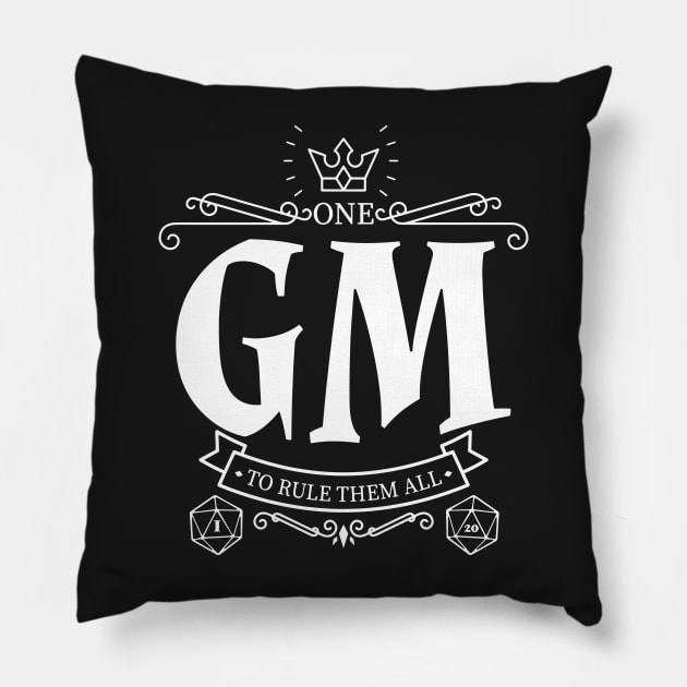 Pen and paper Gamemaster Shirt Pillow by avogel