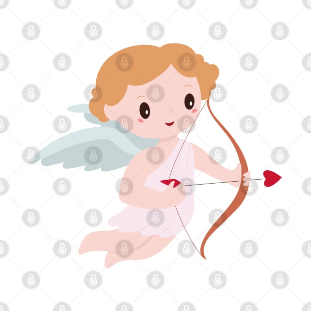 Angel with bow and arrow by MyBeautifulFiles